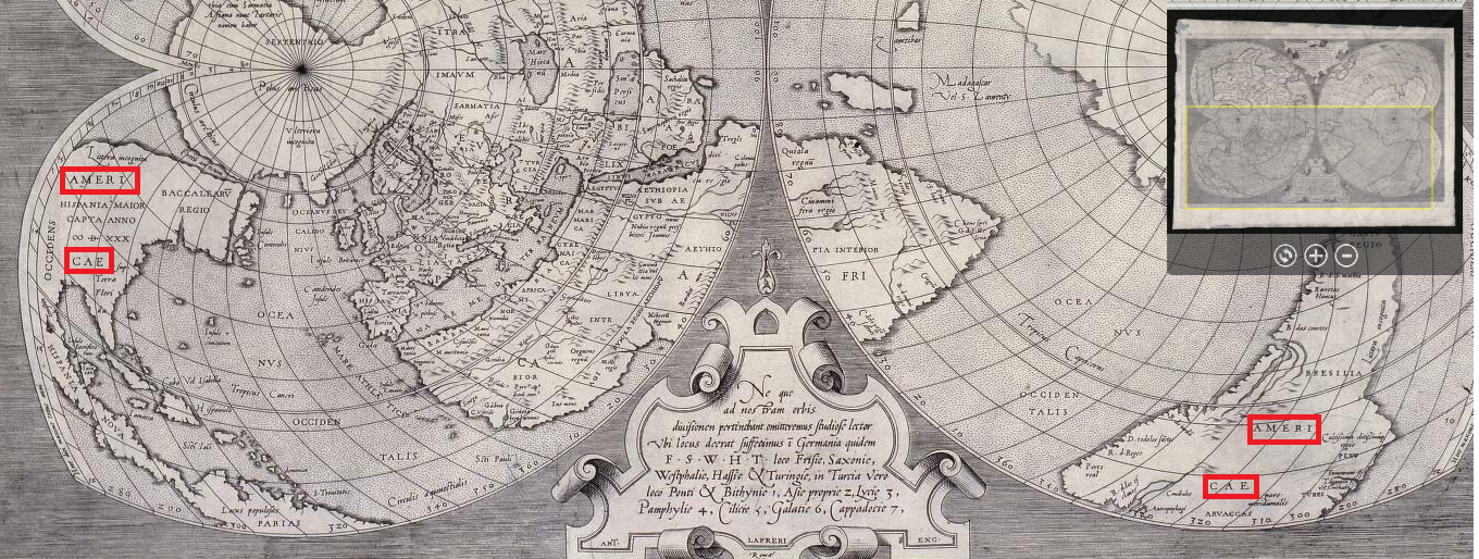 landkaart van Gerard Mercator