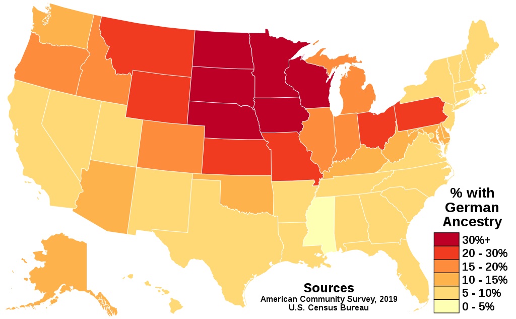 immigratie German Belt US