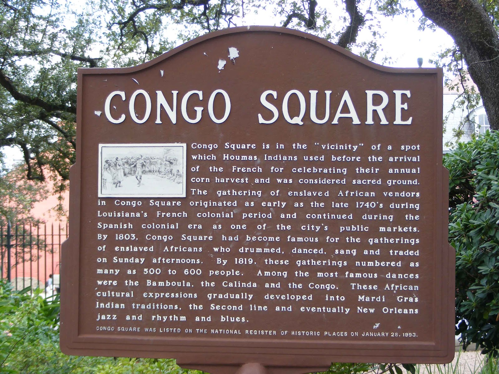 Place Congo sign