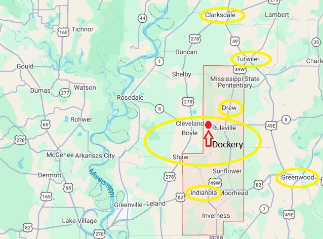 map Dockery